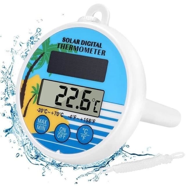 Schwimmendes Digitales Solar-poolthermometer - Elektronisches Poolthermometer - Schwimmendes Solarthermometer