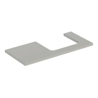 Geberit One Waschtischplatte, Ausschnitt Rechts, 105x3x47 Cm,