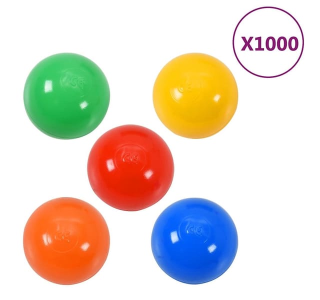 Bälle Für Bällebad 1000 Stk. Mehrfarbig Vidaxl