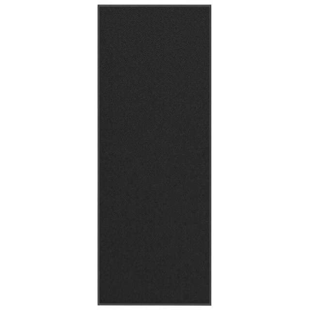 vidaXL Fußmatte Schwarz 115x300 cm 4105565