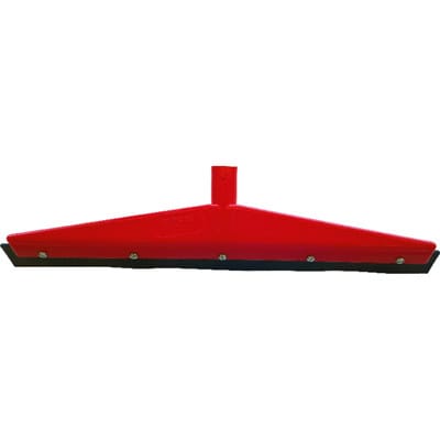 Wasserschieber III Kunststoff rot 500mm m. Perbunanstreifen hell