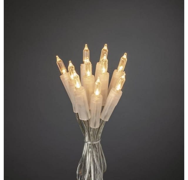 KONSTSMIDE LED-Lichterkette LED Mini-Lichterkette 20er warmweiß Kabel klar 2,85m 6301-103