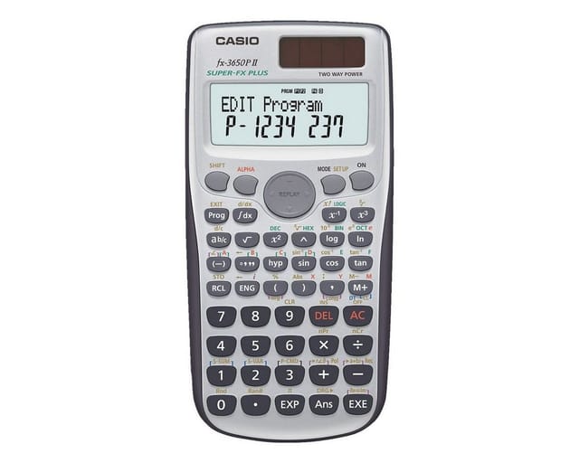 CASIO Taschenrechner FX-3650PII, programmierbar