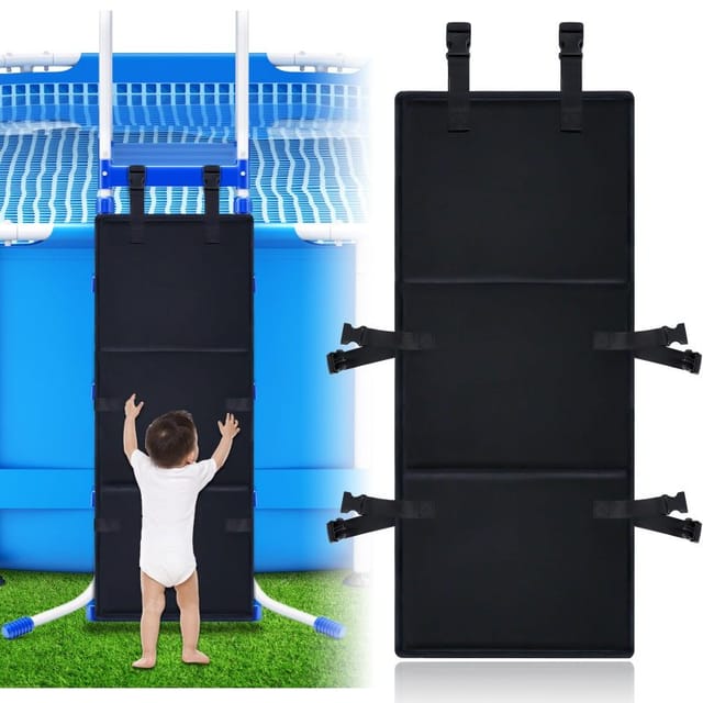 Poolleiter-schutzgitter: 38 X 80 Cm (15 X 31,5 Zoll) – Kindersicherheitsgitter – Verhindert Stürze Und Klettern – Für Aufstellpools Und Etagenbetten