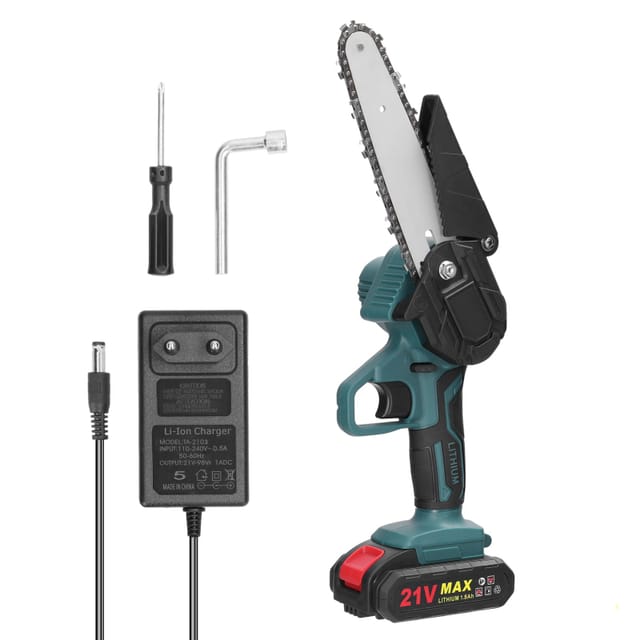 Tragbare, Kabellose Elektrische Astsäge, 21 V, 15 Cm (6 Zoll)