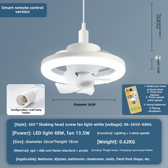Moderne Und Schlichte Deckenleuchte Mit Schraubanschluss Für Das Schlafzimmer, Runde, Energiesparende Deckenleuchte (48 W, Netzkabel, Fernbedienung, Farbdimmer)
