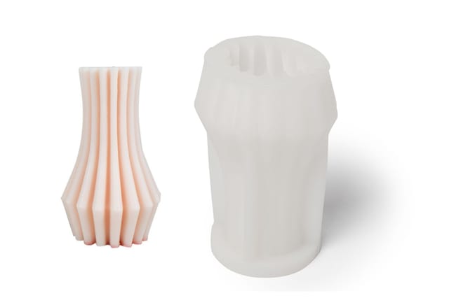 Silikon-kerzenform, Säulenform, 123 X 76 Mm