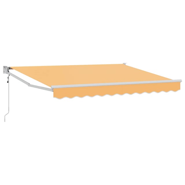 Markise Sand 4 X 3 M Polyester Und Metall Vidaxl