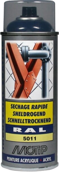 Ral 5011 Acrylspray Stahlblau Motip 07005