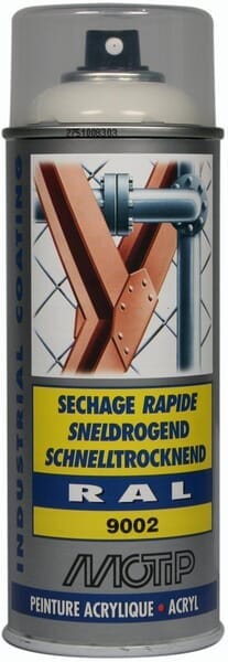 Ral 9002 Acrylspray Grauweiß Motip 07046