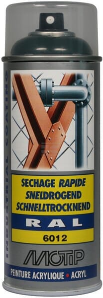 Ral 6012 Acrylspray Schwarzgrün Motip 07011