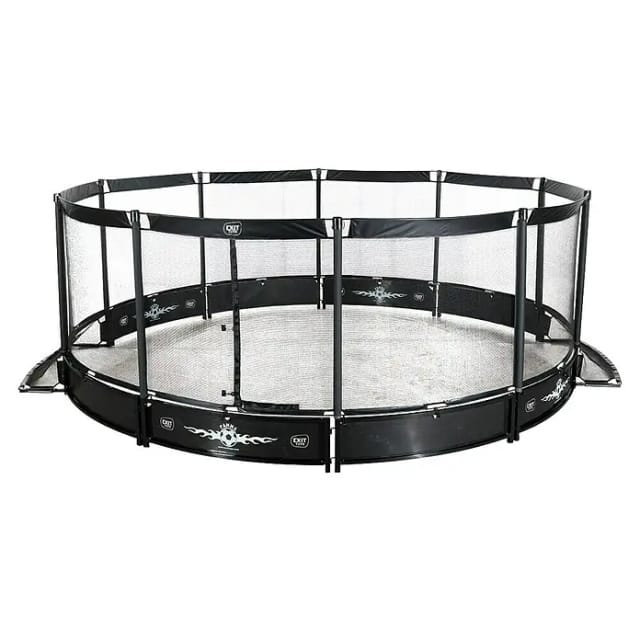 Exit Toys Panna-Feld (Durchmesser: 488 cm, Stahl, Schwarz, Mit Netz)