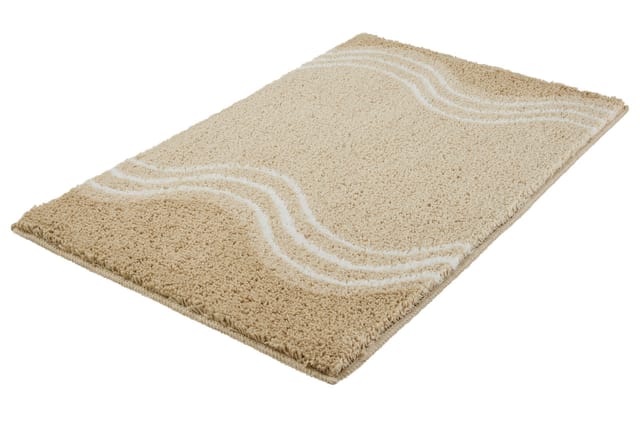 Kleine Wolke Badteppich Move sandbeige 65 x 115 cm