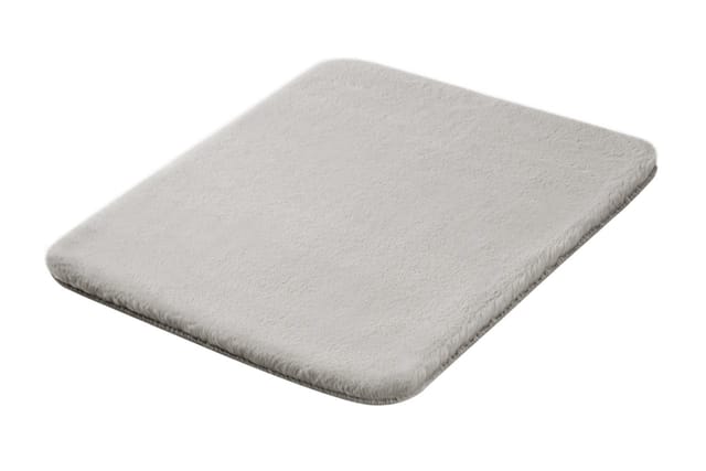 Kleine Wolke Badteppich Cony silbergrau 55 x 65 cm