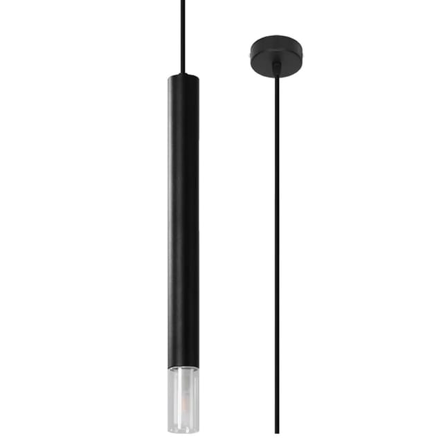 Sollux Lighting Hängeleuchte Wezyr 1 Schwarz
