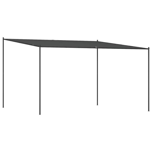 vidaXL Pavillon Anthrazit 4x4 m 180 g/m2 Stoff und Stahl