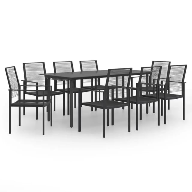 vidaXL 9-Tlg Garten-Essgruppe 3060266