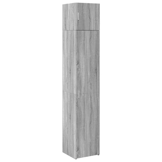 vidaXL Hochschrank Schmal Grau Sonoma 40x42,5x225 cm Holzwerkstoff 3281278