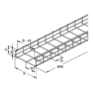 Niedax C-Gitterrinne GRCI 50.050 F