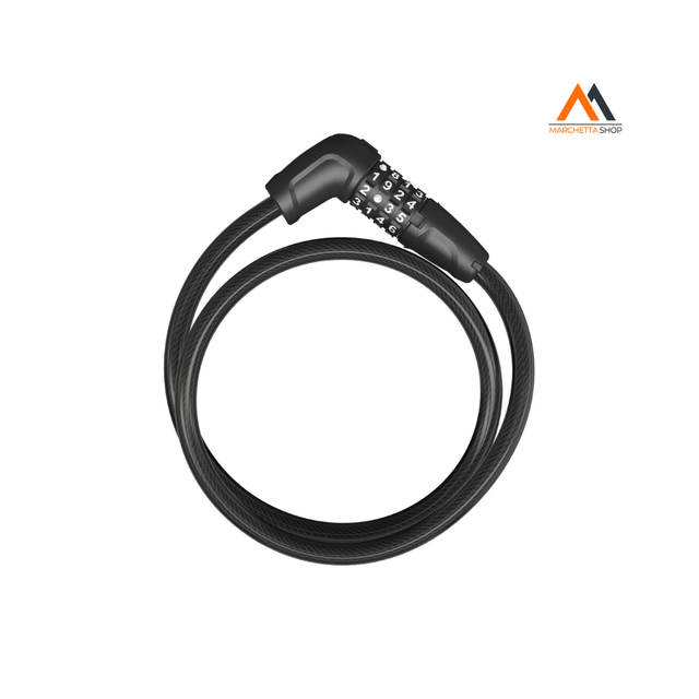 ABUS Kabelschloss 'Numerino 5410C' schwarz Ø 1 x 85 cm