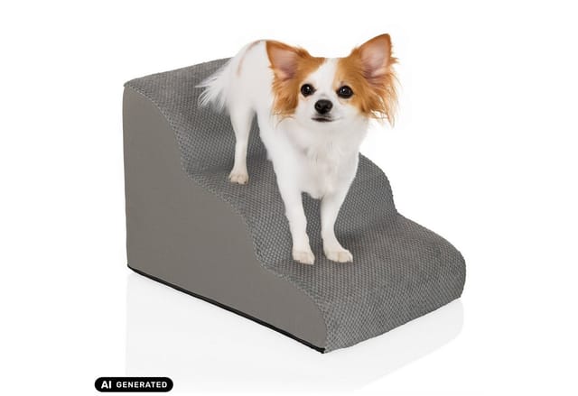 hjh LIVING Haustiertreppe PAWY STEP 3 Stoff