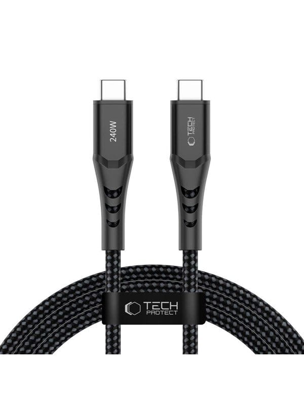 Tech-Protect Ultraboost UB11T USB-C / USB-C PD 240W / QC3.0 200 cm Cable - Black