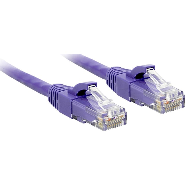 Lindy Cat.6 U/UTP Ethernet Cable - 3m - Lila - 3m