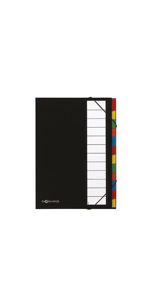 Ordnungsmappe Deskorganizer 44133-04 DIN A4 12 Fächer schwarz