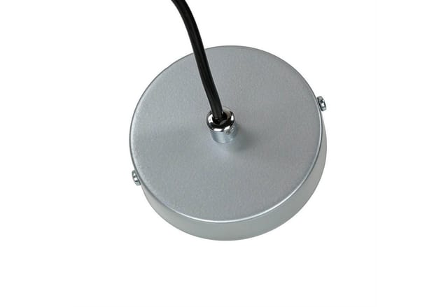 Licht-Erlebnisse Pendelleuchte COOL, ohne Leuchtmittel, Hängelampe Kugel Schirm Chrom E27 Metall Hängeleuchte