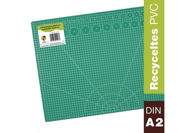 OfficeTree Schneideunterlage OfficeTree® Schneidematte grün - 60x45 cm (A2)