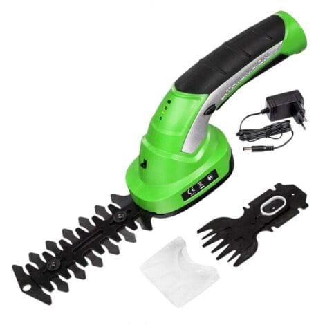 Bunthaus 2-in-1 Akku-heckenschere Hedger Gras- Und Kantenschneider Wiederaufladbarer Akku Austauschbare Klingen Ergonomischer Griff Schnitt- Und Mähklinge Gartenpflegeset