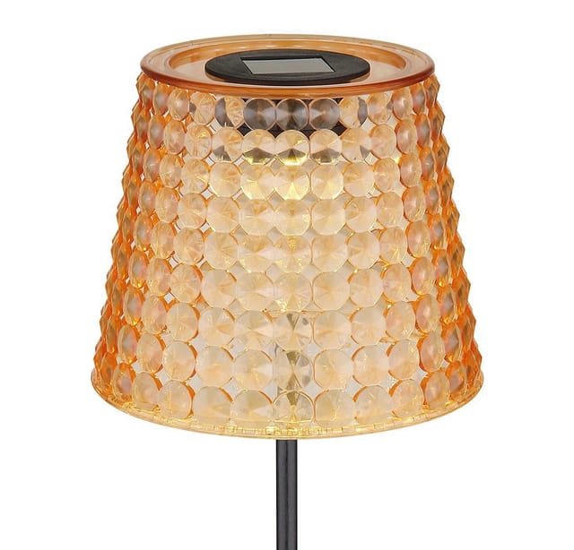 6x Led Außenleuchte Steckleuchte Gartenleuchte Solar Schwarz Matt H 60 Cm