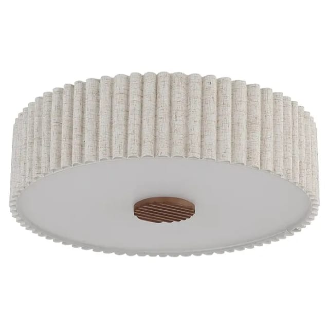 Deckenlampe Deckenleuchte Wohnzimmerlampe 3-flammig E27 Sand Metall Ø 50 Cm