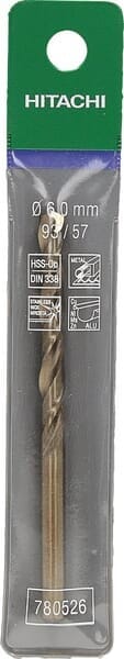 Bohrer 6x93mm Für Metall'hikoki Hikoki 780526