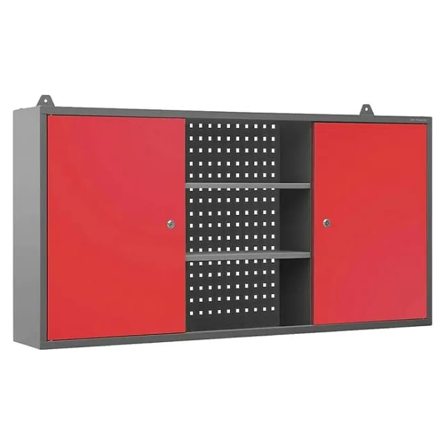 Jan Nowak Hängeschrank Ben (H x B x T: 60 x 120 x 20 cm, Anthrazit/Rot)