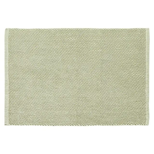 Badteppich Atlanta (60 x 100 cm, Salbei, 100% Baumwolle)