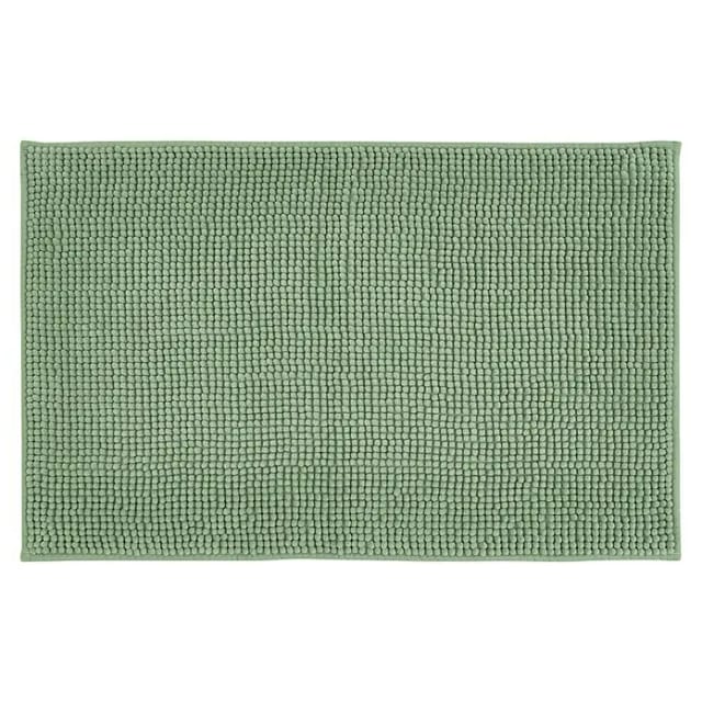 Badteppich Zottel (50 x 80 cm, Salbei, 100% Polyester)