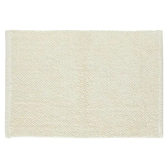 Badteppich Atlanta (60 x 100 cm, Weiß, 100% Baumwolle)