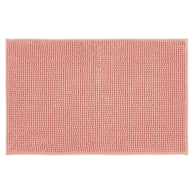 Badteppich Zottel (50 x 80 cm, Rose, 100% Polyester)