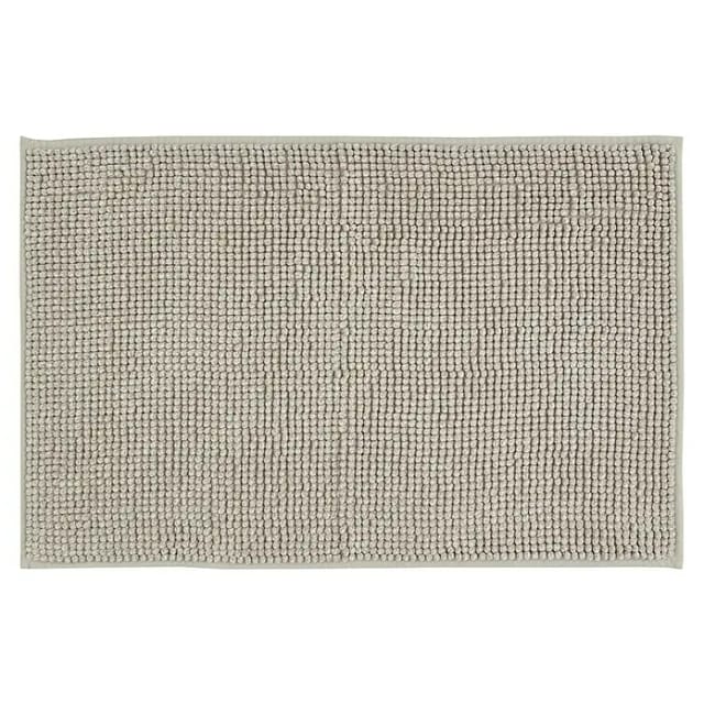 Badteppich Zottel (60 x 100 cm, Grau, 100% Polyester)