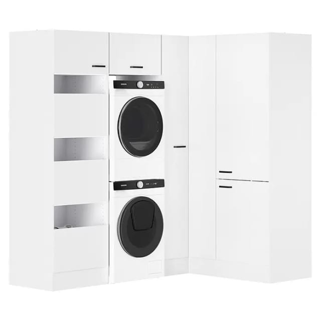 Optifit Optimulti Waschmaschinenschrank Bonn214 (L x B x H: 150 x 213,2 x 210 cm, Weiß)