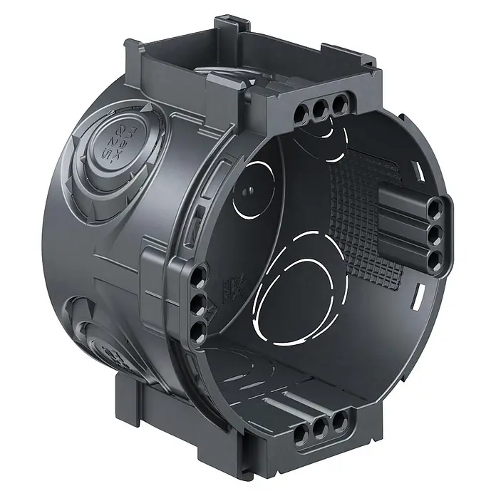 Kaiser Schalterdose (Ø x L: 60 x 46 mm, Schwarz, 1 Stk.)