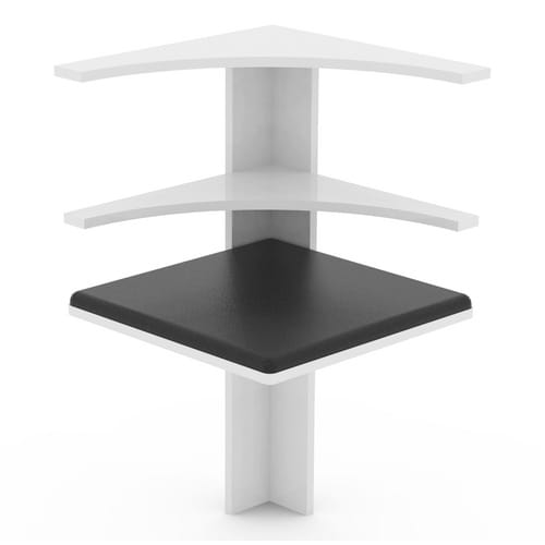 VCM Eckverbinder, BxL: 43 x 78 cm - weiss