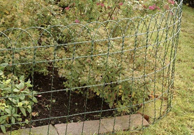 Floraworld Geflechtzaun Carta 25 m x 90 cm moosgrün