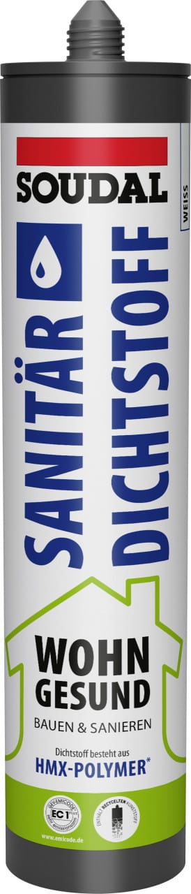 Soudal Sanitär-Dichtstoff Wohn Gesund weiß 300 ml