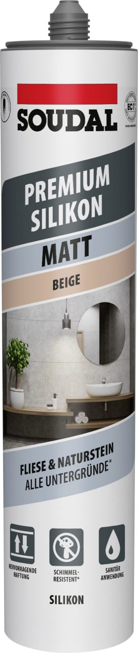 Soudal Silikon Premium beige matt 300 ml