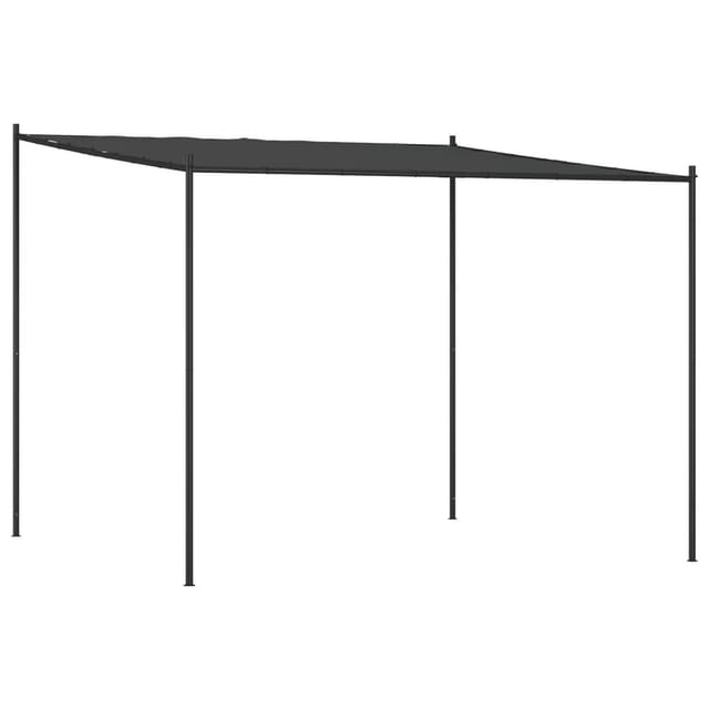 vidaXL Pavillon Anthrazit 3x3 m 180 g/m2 Stoff und Stahl