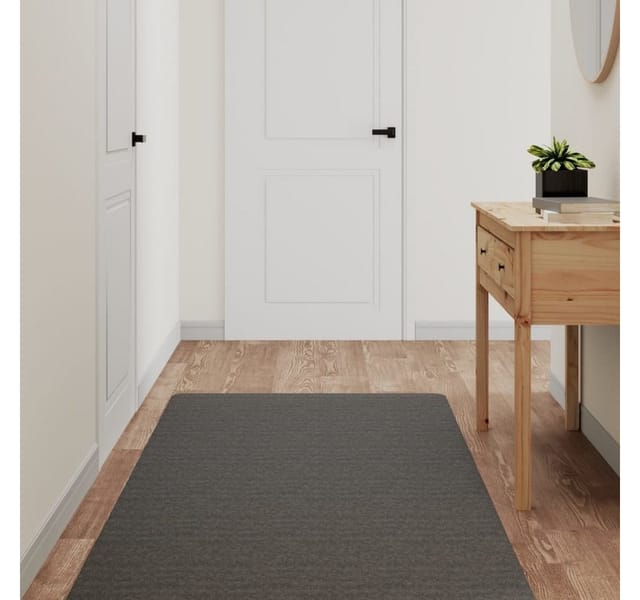vidaXL Teppichläufer Anthrazit 80x180 cm 355805