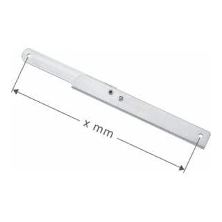 Zarges Knickstrebe 717 mm links mit Anschlag