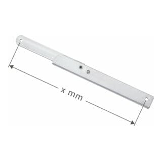Zarges Knickstrebe 520 mm links mit Anschlag